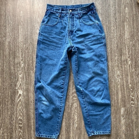 Vintage Brittania Ultra high rise paper bag jeans - Picture 2 of 12